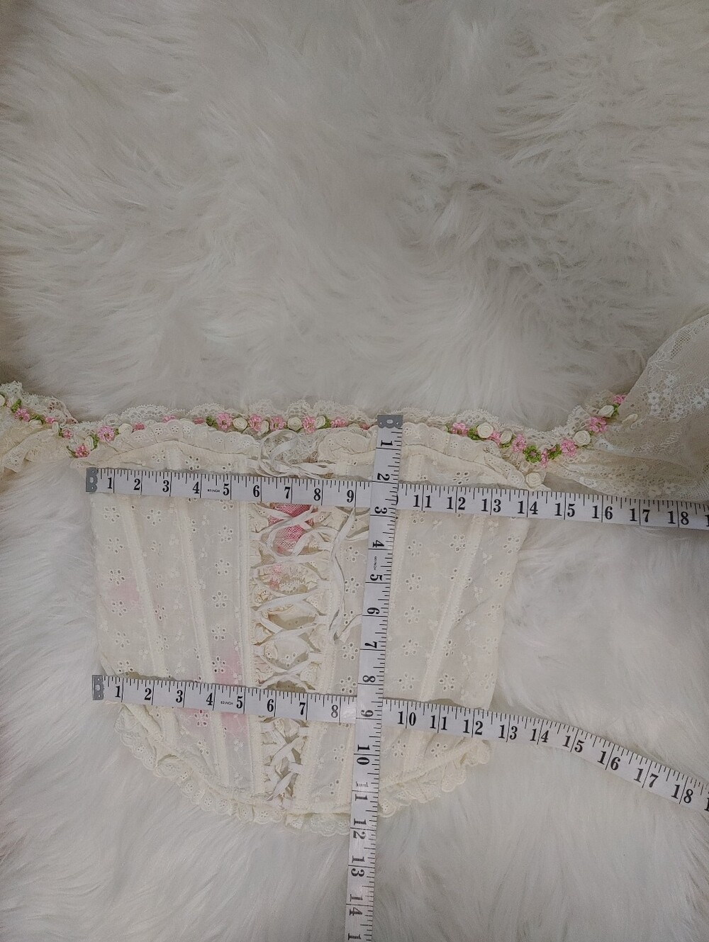 Dolls Kill Sugar Thrillz Breathtaking Blossom Corset Top M - Picture 11 of 12